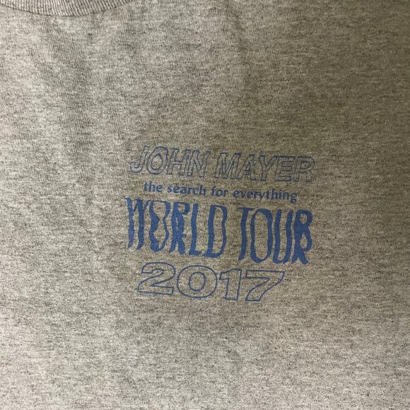 John Mayer 2017 World Tour Concert Tee | Graphic Band Shirt - Picture 3 of 5